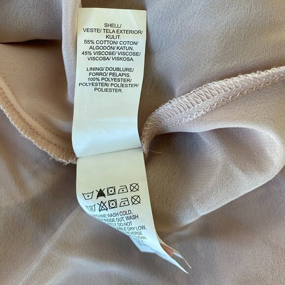 Lucky Brand Boho Floral Peasant‎ Dress Rose Long Sleeve Casual Chic Small - Picture 13 of 14